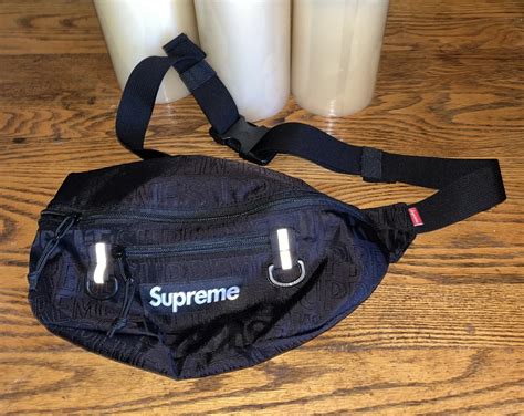 supreme ss18 waist bag fake|supreme fanny pack waist bag.